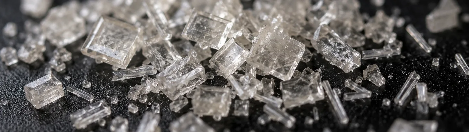 排水から回収した結晶